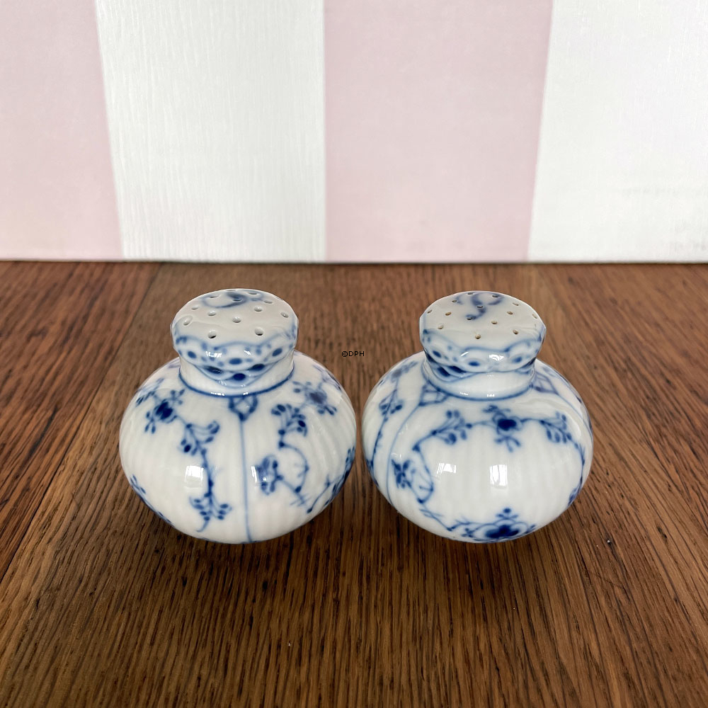 Musselmalet halvblonde saltbøsse nr. 1/712 eller 541, Royal Copenhagen