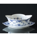 Musselmalet halvblonde sauseskål, indhold 40 cl., Royal Copenhagen