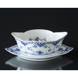 Musselmalet halvblonde sauseskål, indhold 40 cl., Royal Copenhagen