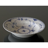 Musselmalet halvblonde dyb tallerken, Royal Copenhagen 21cm