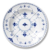 Blue Fluted, Half Lace, soup plate, Royal Copenhagen 21cm