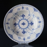 Blue Fluted, Half Lace, soup plate 24cm no. 1/659 or 605, Royal Copenhagen