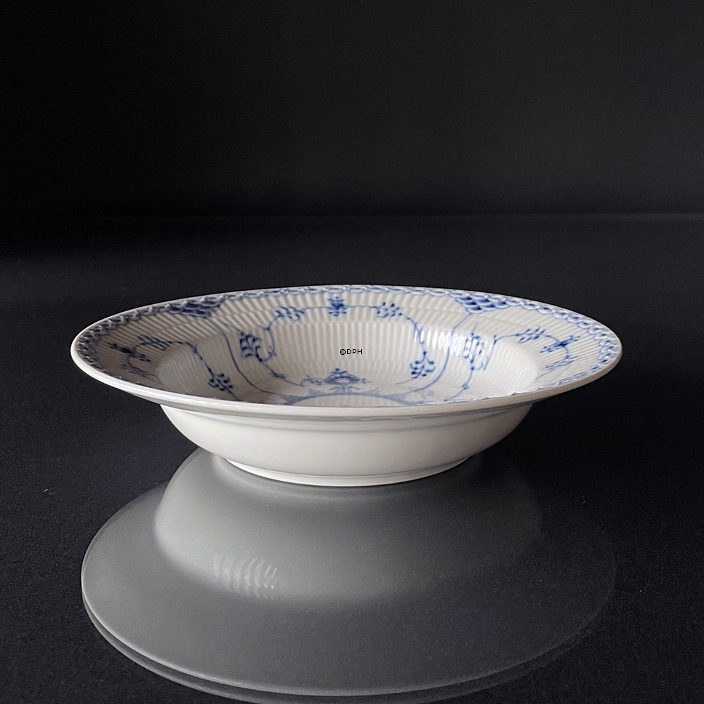 Musselmalet halvblonde dyb tallerken 24cm nr. 1/659 eller 605, Royal Copenhagen