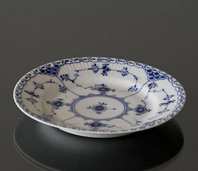 Musselmalet halvblonde flad tallerken 16cm nr. 1/575 eller 615, Royal Copenhagen