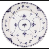 Blue Fluted, Half Lace, flat (low profile) plate, Royal Copenhagen 25cm