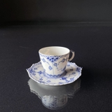 Blue Fluted, Full Lace, Espresso cup no. 1/1038 or 053, Royal Copenhagen