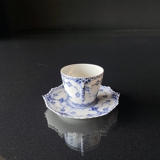 Musselmalet helblonde Espresso kop nr. 1/1038 eller 053, Royal Copenhagen