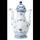 Blue Fluted, Full Lace, large Coffee Pot no. 1/1202 or 126, Royal Copenhagen