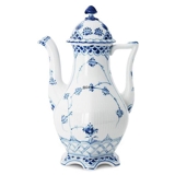 Blue Fluted, Full Lace, large Coffee Pot no. 1/1202 or 126, Royal Copenhagen