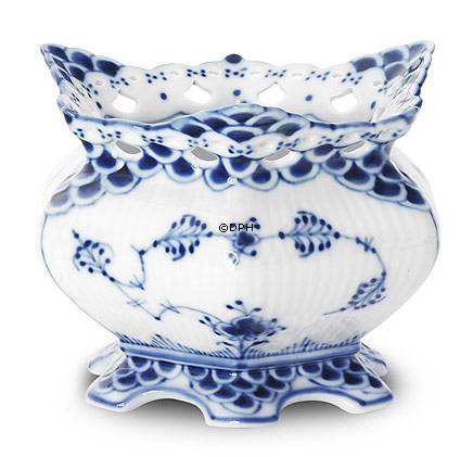 Musselmalet helblonde sukkerskål, indhold 14 cl., Royal Copenhagen