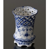 Blue Fluted, Full Lace, Vase no. 1/1016 or 370, Royal Copenhagen