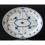 Musselmalet helblonde ovalt fad 36 cmRoyal Copenhagen 36cm