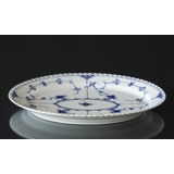 Blue Fluted, Full Lace, oval Serving Dish 36 cm, Royal Copenhagen 36cm