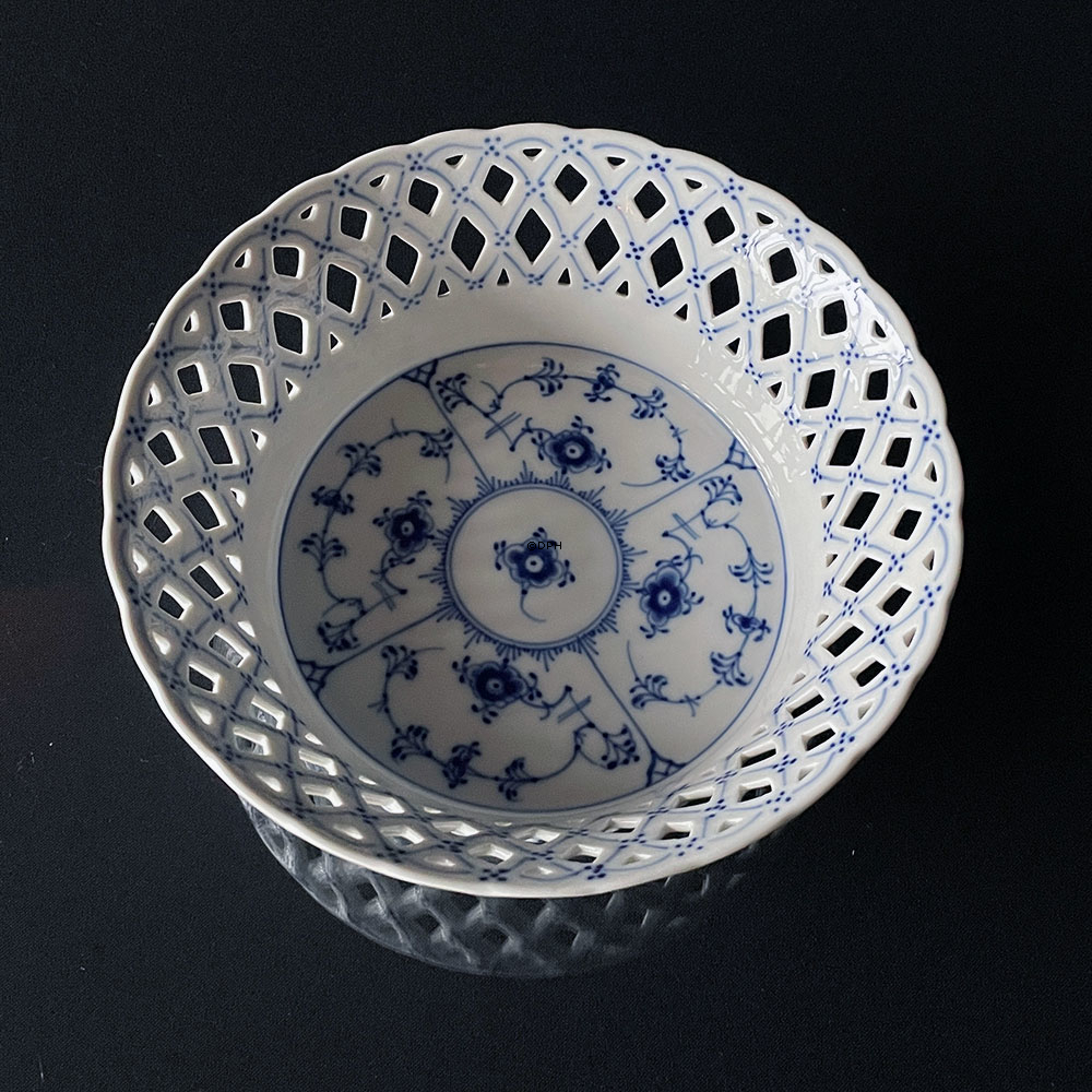 Musselmalet, helblonde, lille frugtskål 19cm nr. 1/1054 eller 397, Royal Copenhagen