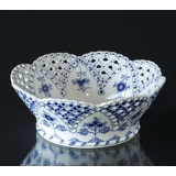 Musselmalet helblonde stor frugtskål nr. 1/1061 eller 398, Royal Copenhagen 24cm