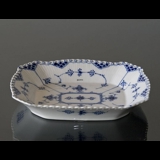 Blue Fluted, Full Lace, Square Bowl no. 1/1143 or 420, Royal Copenhagen 26cm