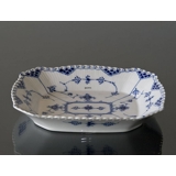 Blue Fluted, Full Lace, Square Bowl no. 1/1143 or 420, Royal Copenhagen 26cm