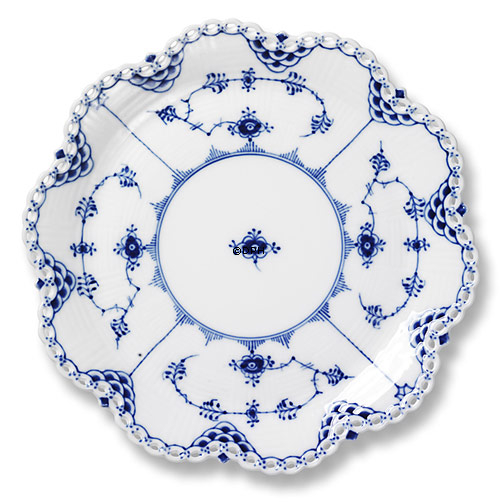 Musselmalet helblonde fad til stor frugtskål nr.1/1062, Royal Copenhagen 25cm