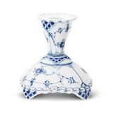 Blue Fluted, Full Lace, Candlestick no. 1/1138 or 502, Royal Copenhagen