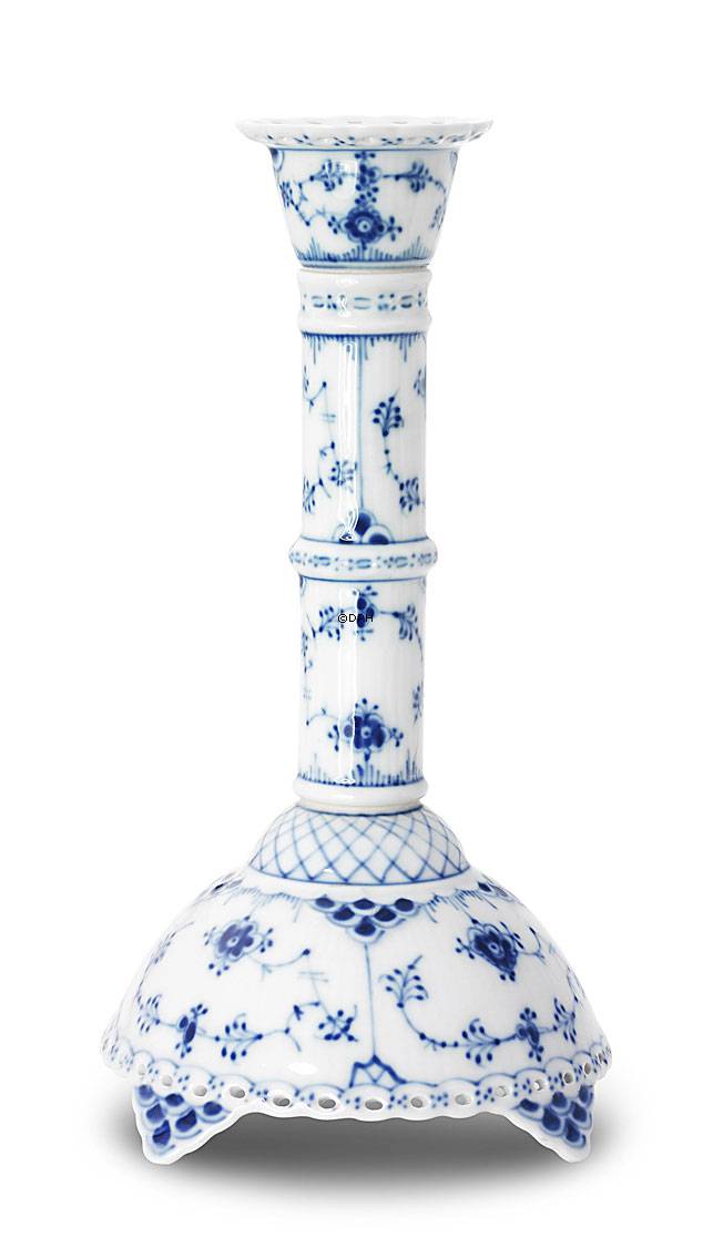 Musselmalet helblonde lysestage nr. 503, Royal Copenhagen