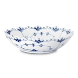 Musselmalet helblonde stor rund salatskål, indhold 140 cl., Royal Copenhagen 28cm