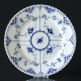 Muselmalet, Helblonde, flad tallerken 20cm nr. 1/1086 eller 619, Royal Copenhagen