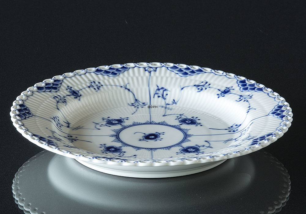 Musselmalet Helblonde, flad tallerken nr. 1-1084 eller 625, Royal Copenhagen 25cm