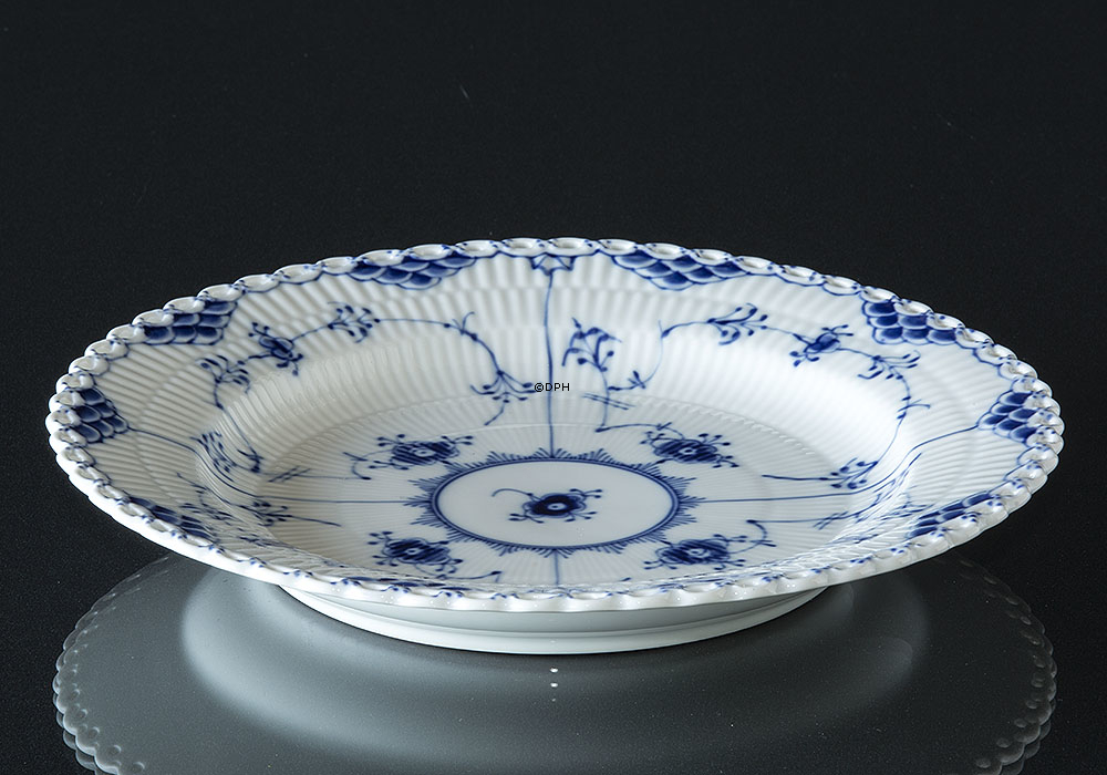 Musselmalet Helblonde, flad tallerken nr. 1-1084 eller 625, Royal Copenhagen 25cm