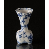 Musselmalet Vollspitze, kleine individuelle Vase Nr. 1/1161 oder 673, Royal Copenhagen