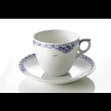 Princess, Blue, Coffee Cup and saucer, capacity 17 cl, Royal Copenhagen
