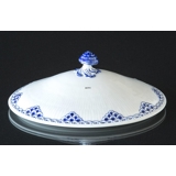 Prinsesse, Blå, LÅG til Lågfad nr. 1104172, ovalt, indhold 100 cl, Royal Copenhagen