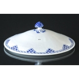 Prinsesse, Blå, LÅG til Lågfad nr. 1104172, ovalt, indhold 100 cl, Royal Copenhagen