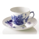 Blaue Blume, geschweift, kleine Kaffeetasse Nr. 10/1546 oder 053, Royal Copenhagen