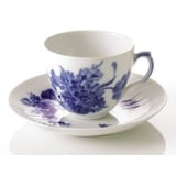 Blaue Blume, geschweift, Kaffeetasse und Untertasse Nr. 10/1870 oder 071, Inhalt 18 cl., Royal Copenhagen