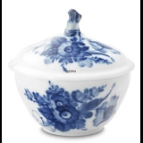 Blue Flower, Curved, Sugar Bowl no. 10/1678 or 153, capacity 15 cl., Royal Copenhagen