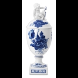 Blue Flower Curved, Vase no. 10/1754 or 280, eggshaped with figure , Royal Copenhagen