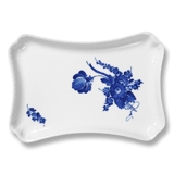 Blå Blomst, svejfet, bakke til sukkerskål og flødekande nr. 10/1694 eller 364, Royal Copenhagen