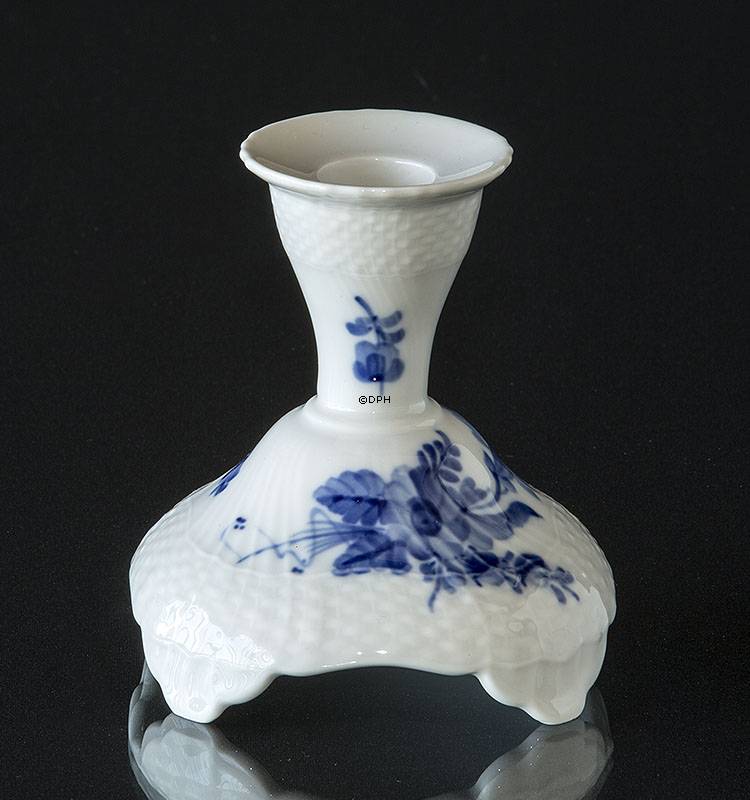 Blå Blomst, svejfet, lysestage nr. 10/1711 eller 503, Royal Copenhagen