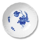 Blue Flower, Curved, Round Salad Bowl no. 10/1518 or 577, capacity 80 cl., Royal Copenhagen ø21cm