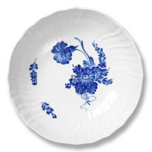 Blå Blomst, svejfet, rund salatskål, indhold 80 cl., Royal Copenhagen ø21cm | Nr. 1106577 | Alt. 10-1518 | DPH Trading