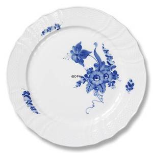 Blå Blomst, svejfet, Flad tallerken, Royal Copenhagen ø20cm | Nr. 1106620 | Alt. 10-1624 | DPH Trading