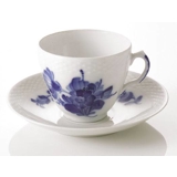 Blue Flower, Braided, Cup and Saucer no. 10/8040 or 068, Royal Copenhagen