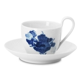 Blaue Blume, glatt, Kaffeetasse mit hohem Griff Nr. 10/8194 oder 089, Royal Copenhagen