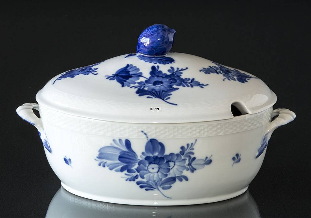 Blå Blomst, flettet, suppeterrin nr. 10/8172 eller 181, Royal Copenhagen