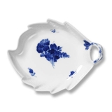 Blue Flower, braided, leaf-shaped pickle dish, small no. 10/8001 or 353, Royal Copenhagen 19cm