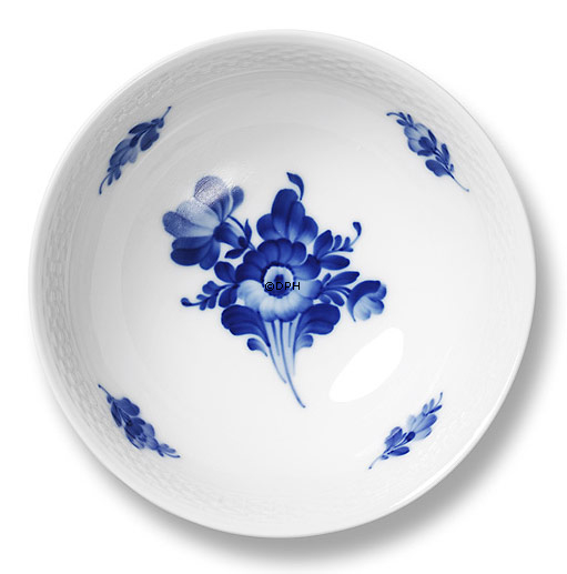 Blå Blomst, flettet, Portionsskål no. 10/8156 eller 574 (ymerskål), Royal Copenhagen ø16cm