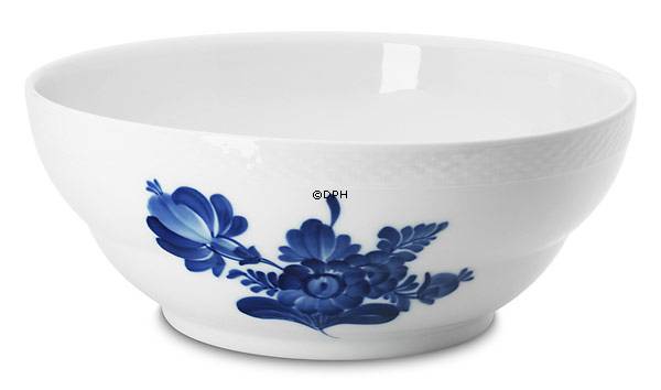 Blå Blomst, flettet, Salatskål rund, stor nr. 578, Royal Copenhagen