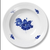 Blå Blomst, flettet, dyb tallerken 23cm nr. 10/8106 eller 605