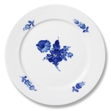 Blue Flower, Braided, flat plate ø21cm