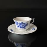 Blaue Blume, eckig, Kaffeetasse Nr. 10/8608 oder 071, Royal Copenhagen